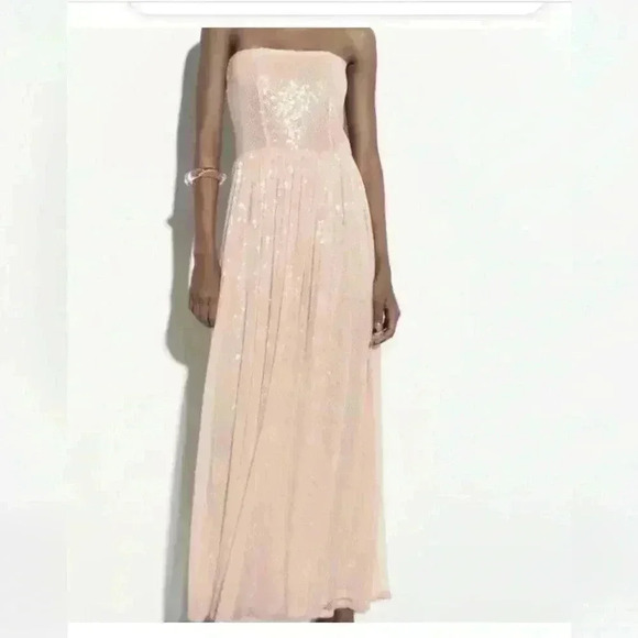 Zara Dresses & Skirts - Zara Strapless Cream Dress